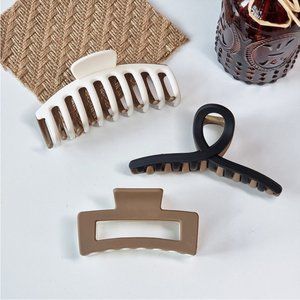 Two-tone hair clip 3pcs (1set)